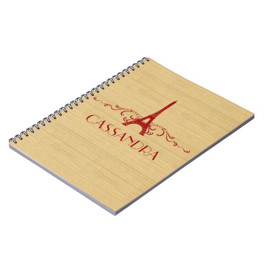 Rood Frans Vlaams Notitieboek (Linkerzijde)