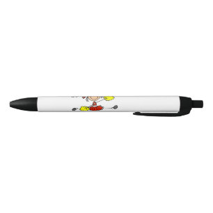 Rood Ga Team Cheerleader Zwarte Inkt Pen