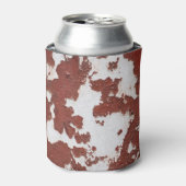 rood: gebarsten betonnen wand blikjeskoeler (Blikje Voorkant)