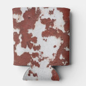 rood: gebarsten betonnen wand blikjeskoeler (Achterkant)