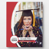 Rood gebogen Lijst Foto Afstuderen Fotoplaat (Voorkant)