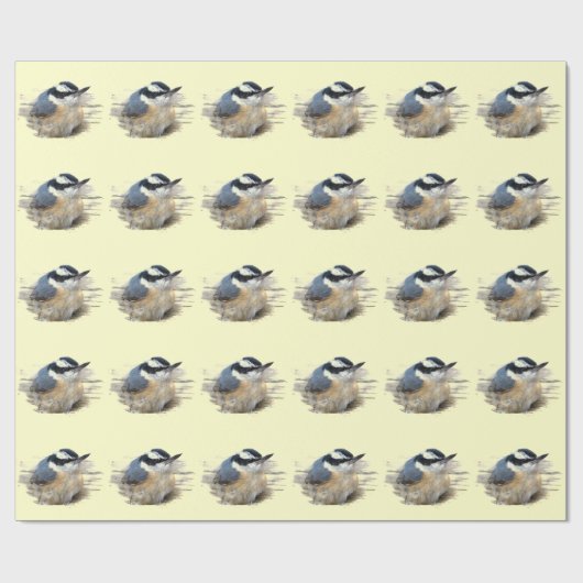 Rood gebrande knollen cadeaupapier (Vlak)