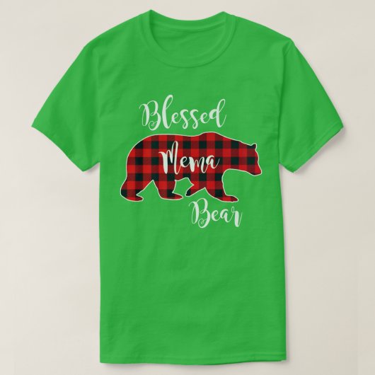 Rood gebuffel Beer met zegeltje T-shirt (Design voorkant)