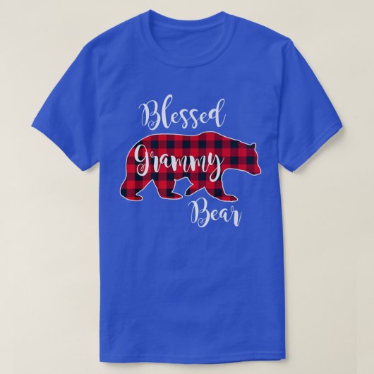 Rood gebufferd Beer met zegeltje T-shirt (Design voorkant)
