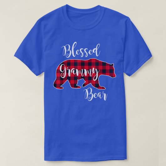 Rood gebufferd Beer met zegeltje T-shirt (Design voorkant)