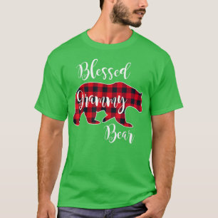 Rood gebufferd Beer met zegeltje T-shirt