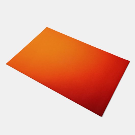 Rood Geel abstract Deurmat (Schuin)