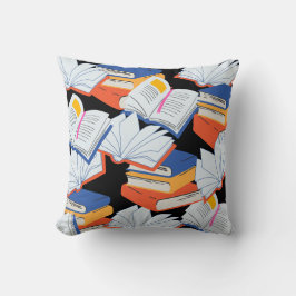 Rood Geel Blauw Boeken Boekenclub Lezen Kussen