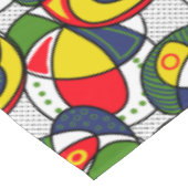 Rood Geel Blauw Groen Strandbal Tafelkleed (Gekanteld)