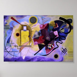 rood-geel-blauw poster