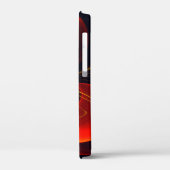 Rood Geel Bloemen Modern Abstract Kunstpatroon #10 Case-Mate iPhone Case (Achterkant / Links)