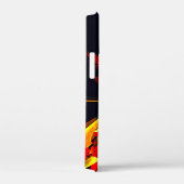 Rood Geel Bloemen Modern Abstract Kunstpatroon #10 Case-Mate iPhone Case (Achterkant / Rechts)