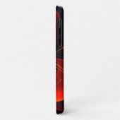 Rood Geel Bloemen Modern Abstract Kunstpatroon #10 Case-Mate iPhone Case (Achterkant/links)