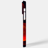 Rood Geel Bloemen Modern Abstract Kunstpatroon #10 Case-Mate iPhone Case (Achterkant / Links)