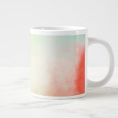Rood Geel Blush Tie Dye Grote Koffiekop (Rechts)