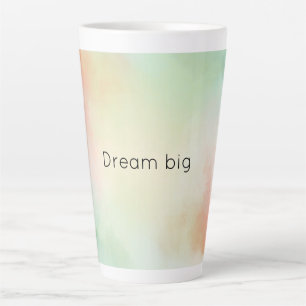 Rood Geel Blush Tie Dye Latte Mok