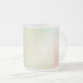 Rood Geel Blush Tie Dye Matglas Koffiemok (Voorkant rechts)