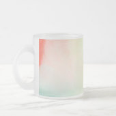 Rood Geel Blush Tie Dye Matglas Koffiemok (Links)