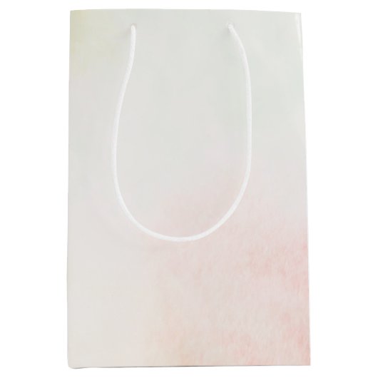 Rood Geel Blush Tie Dye Medium Cadeauzakje (Voorkant)