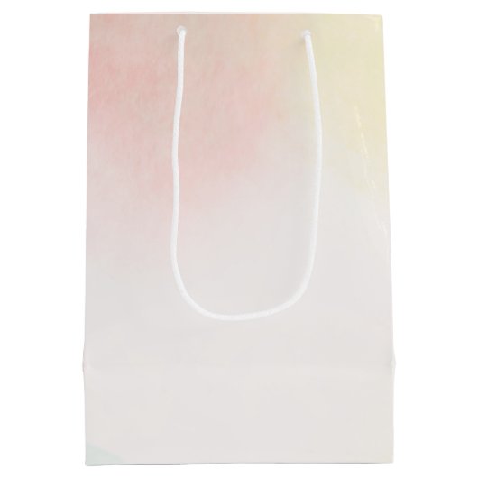 Rood Geel Blush Tie Dye Medium Cadeauzakje (Achterkant)