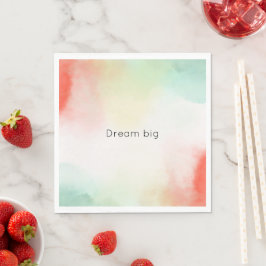 Rood Geel Blush Tie Dye Servet