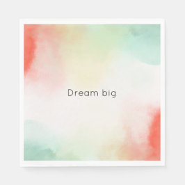 Rood Geel Blush Tie Dye Servet