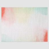 Rood Geel Blush Tie Dye Tissuepapier (Voorkant)