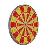 Rood & Geel Dartbord (Voorkant Links)