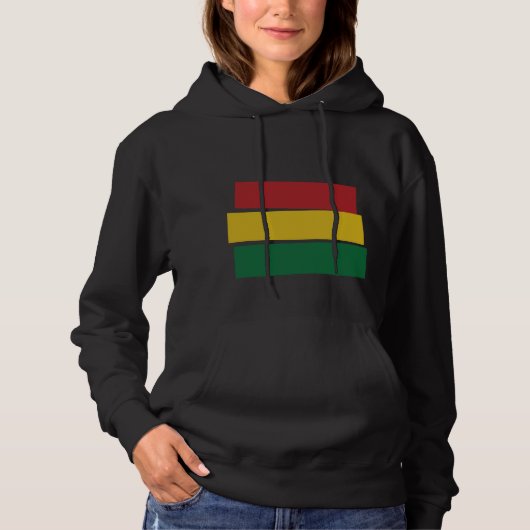Rood, Geel en Groen Hoodie (Voorkant)