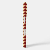 Rood Geel Geruit Diamant Patroon Case-Mate iPhone Case (Achterkant / Rechts)
