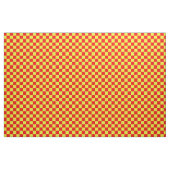 Rood geel geruite check patroon ontwerp stof (Yard (91,4 cm))