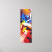 Rood Geel Groen Blauw Abstract Canvas Afdruk (Voorkant)