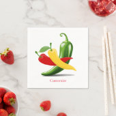 Rood Geel Groen Chili Peppers Thunder_Cove Servet (Insitu)