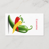 Rood Geel Groen Chili Peppers Thunder_Cove Visitekaartje (Achterkant)