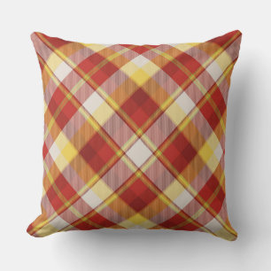 Rood, geel, groen en gouden kleuren kussen