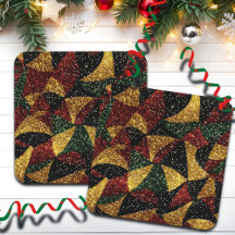 Rood Geel Groen Golven van Feestelijke Glitter