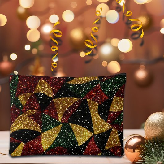 Rood Geel Groen Golven van Feestelijke Glitter Etui