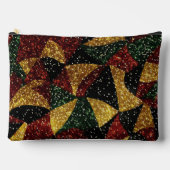 Rood Geel Groen Golven van Feestelijke Glitter Etui (Voorkant)