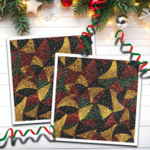 Rood Geel Groen Golven van Feestelijke Glitter