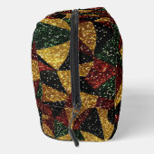 Rood Geel Groen Golven van Feestelijke Glitter Toilettasje (Rechts)