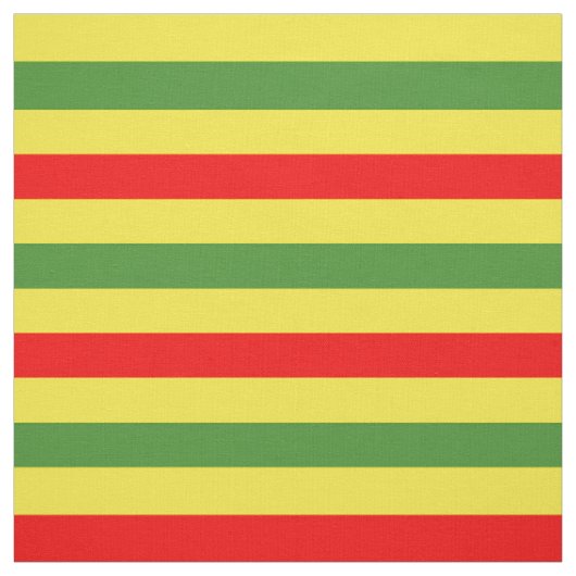 Rood Geel Groene Strepen Ontwerp Stof (Swatch)