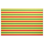 Rood Geel Groene Strepen Ontwerp Stof (Fat Quarter)