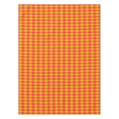 rood geel Kiku Chrysanthemum Mon Pattern Tafelkleed (Voorkant)