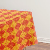 rood geel Kiku Chrysanthemum Mon Pattern Tafelkleed (Voorbeeld)