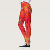 Rood/Geel Leggings voor vrouwen (Links)