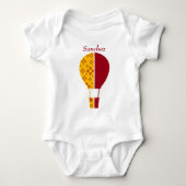 Rood Geel New Mexico Zia Hete Luchtballon Romper (Voorkant)