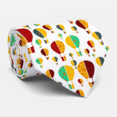 Rood Geel New Mexico Zia Hete Luchtballon Stropdas (Opgerold)