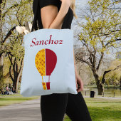 Rood Geel New Mexico Zia Hete Luchtballon Tote Bag