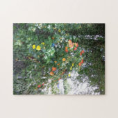 Rood geel Oranje Rozen Legpuzzel (Horizontaal)