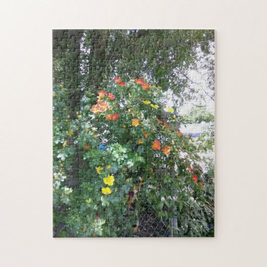 Rood geel Oranje Rozen Legpuzzel (Verticaal)